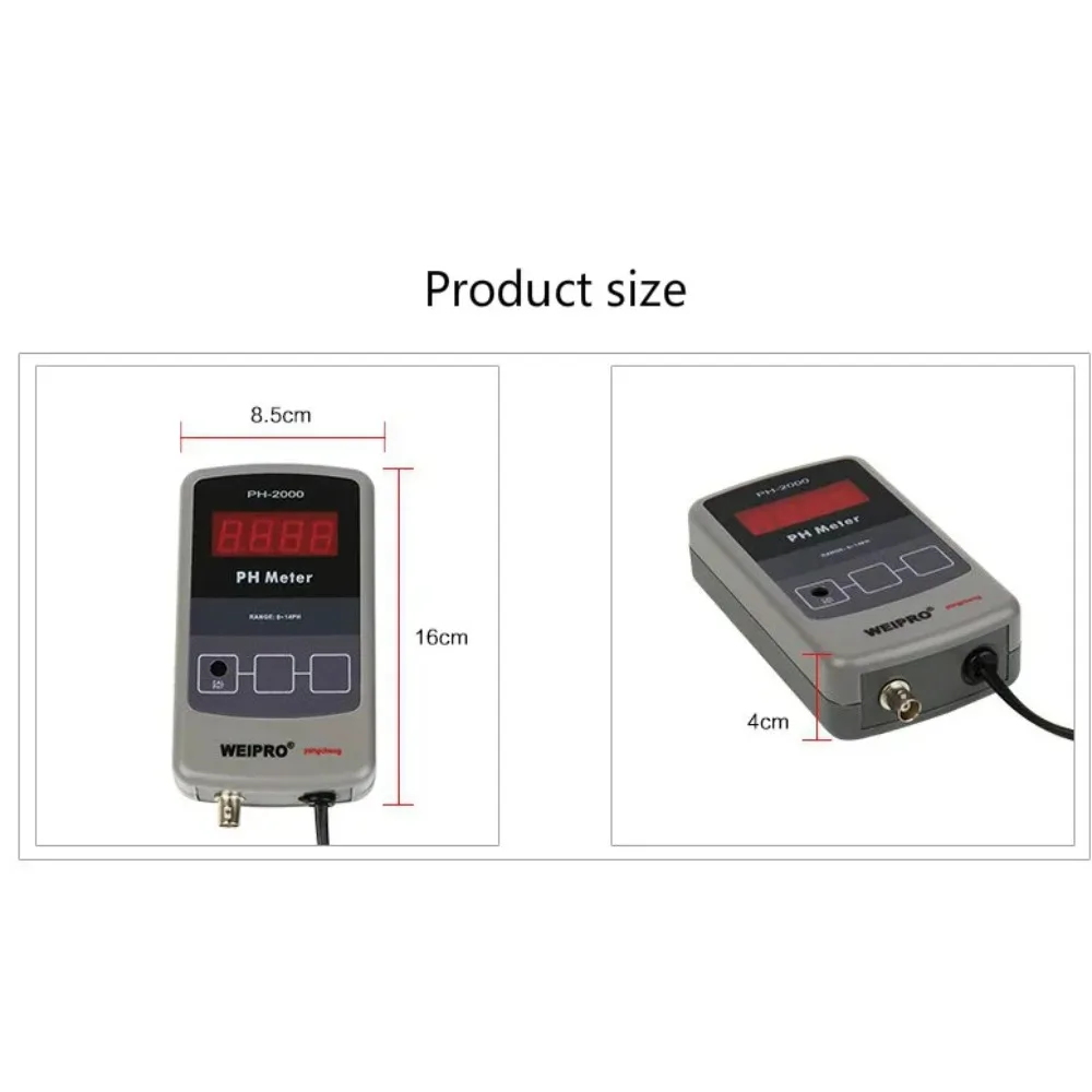 The fish tank aquatic animals water quality detection Monitoring PH detection weipro PH-2000 PH value long-term monitor