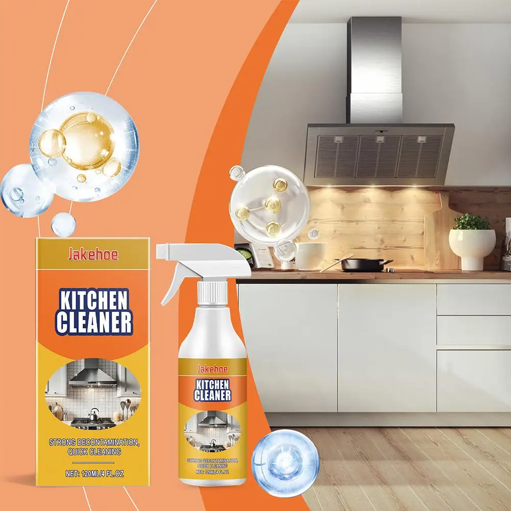 Środek do czyszczenia ciężkich oleju Spray bąbelkowy Odtłuszczacz plam z oleju kuchennego Środek do usuwania plam z grilla Płyty kuchenne Spray do czyszczenia kuchni V5v4