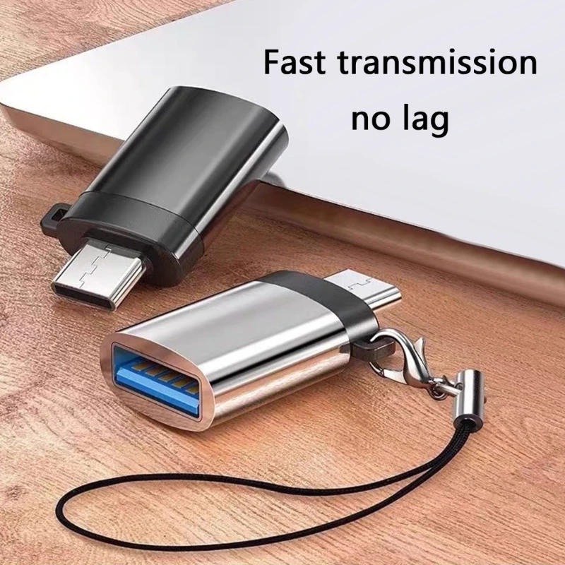 HX6A USB to Type C OTG Converter Supports Highly speed Data Transfer And Power Delivery For Smartphones Tablets Laptops