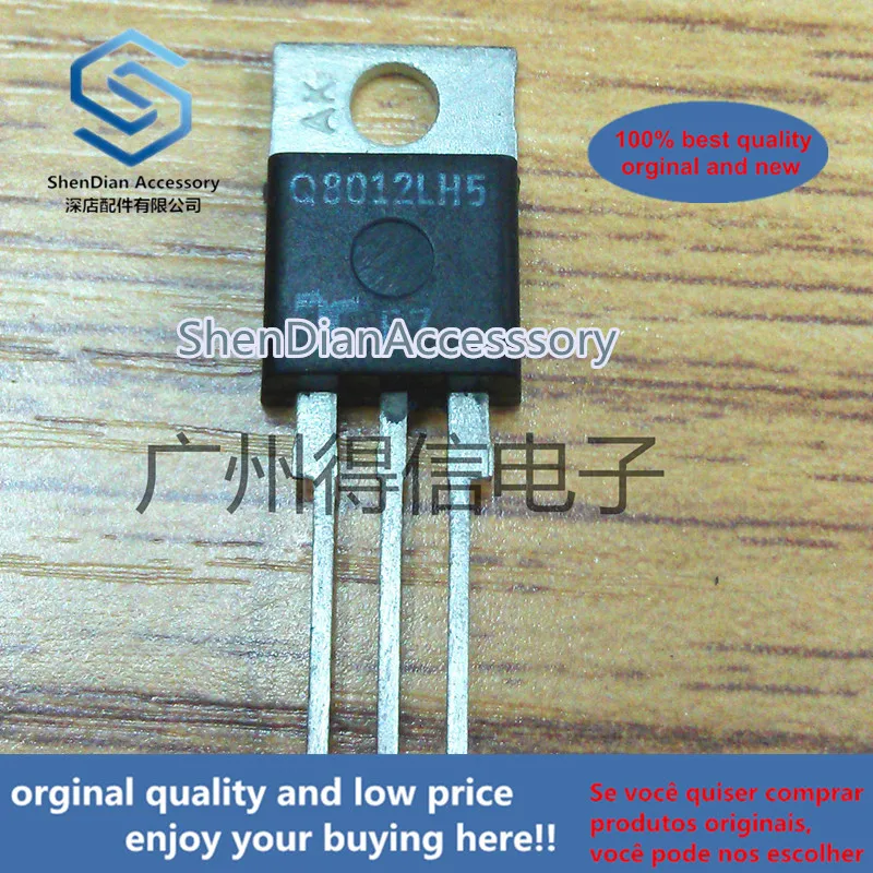 5pcs 100% orginal new Q8012LH5 Q8012 Bidirectional SCR TO-220  real photo