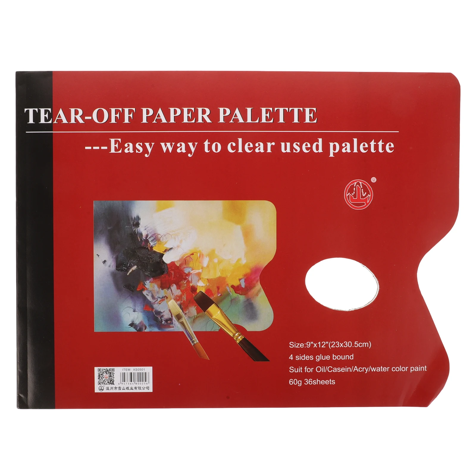 

Large 305x230mm Palette Color Paper Practical Paint Mixing Trays Watercolor Mixer Nail Art Disposable Pigment Trays