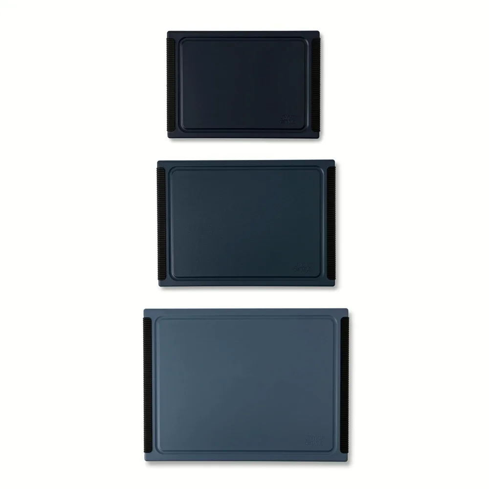 

Durable 3-Piece Cutting Boards Non-Slip Design Juice Grooves Dual-Sided Kitchen Prep Tool Set