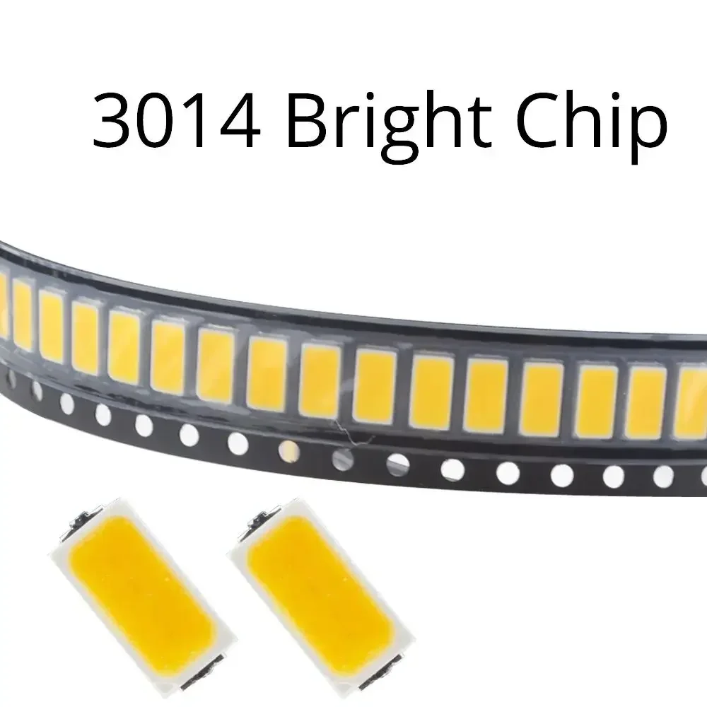 1000Pcs 20mAh 3V 3014 SMD SMT LED Bright Chip Yellow Red Blue White Ultra Surface Mount Light Emitting Diode Lamp Bead Lighting