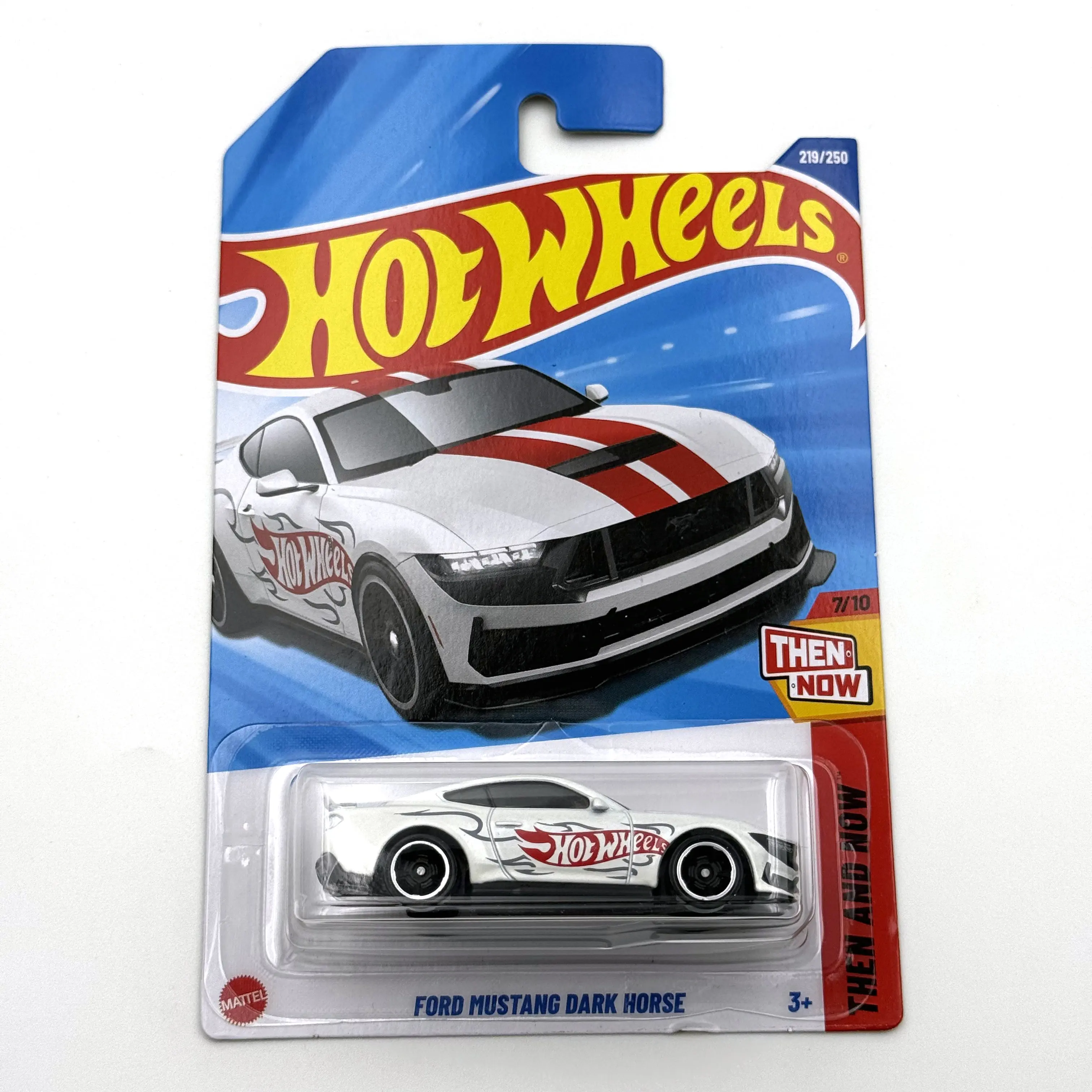 

2025-219 Hot Wheels Cars Ford Mustang Dark Horse 1/64 Коллекция металлических литых моделей игрушечных транспортных средств
