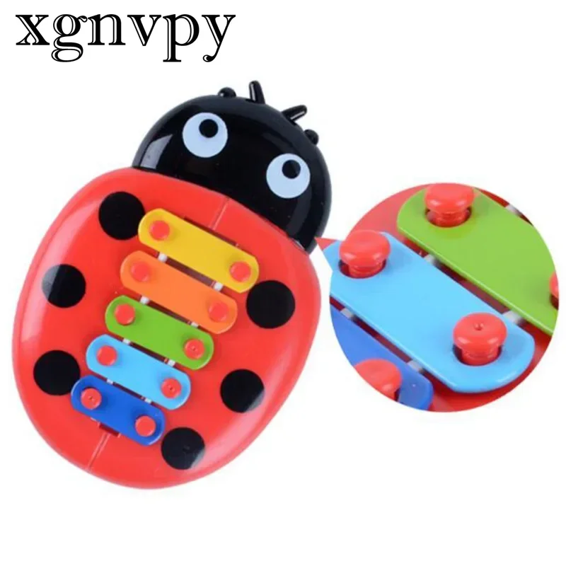 Xgnvpy 0-3 Years Old Hand Knock Piano Educational Toys Hand Harp Boy Girl Musical Baby Toy 8-Note Xylophone for Children Toddler