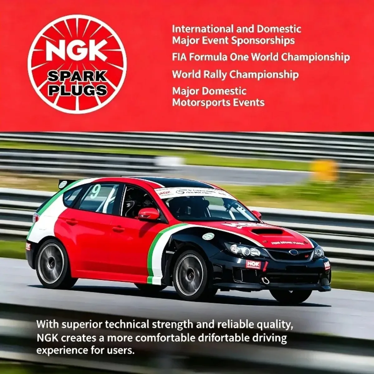 NGK Nickel Alloy Spark Plug TR5B-13 4559 Uses For Changan Ford Fiesta Car Auto Engine