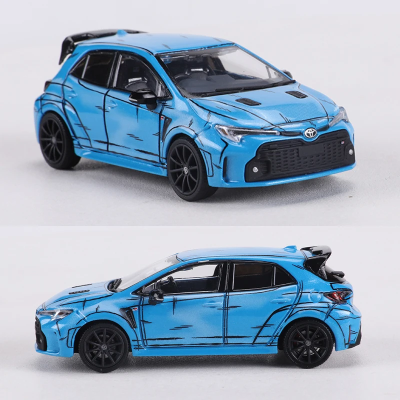 

GCD 1:64 GR Corolla, легкосплавный автомобиль, литье под давлением и игрушечный транспорт, модель автомобиля, миниатюрная масштабная модель автомобиля, игрушки для детей