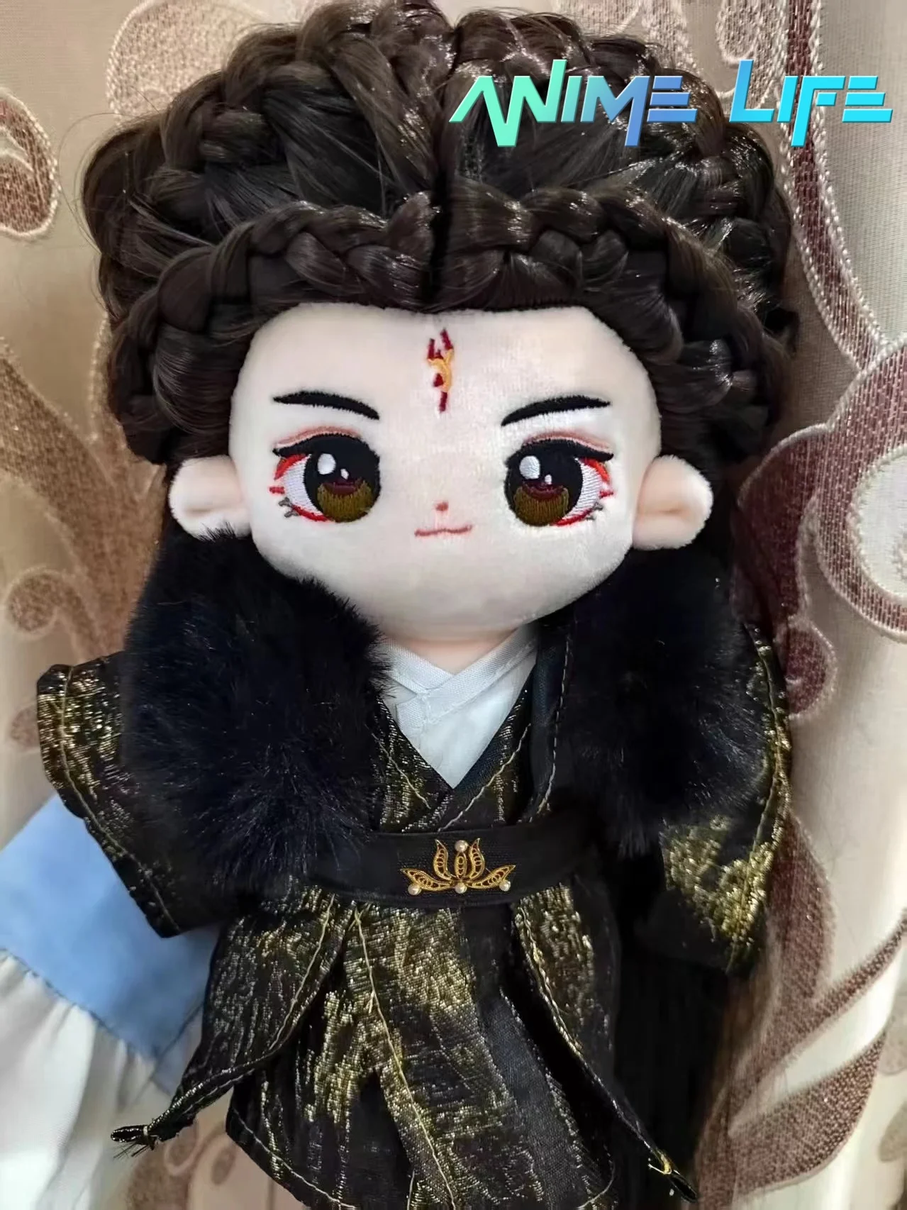 До конца Луны Луо Юньси, древний игровой костюм ручной работы для куклы 20 см, игрушечный костюм, одежда, аксессуары для кукол, косплей