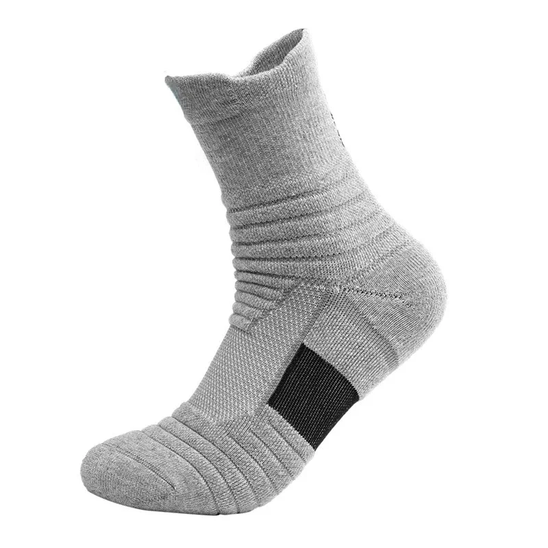 Anti-slip Football Socks Men Women Cotton Sock Short Long Tube Soccer Basketball Sport Socks Breathable 3/1 Pairs Socks 38-45