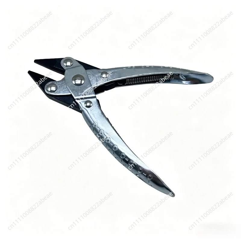Parallel pliers pointed nose flat mouth spring jewelry metalworking clamping hardware jewelry pliers