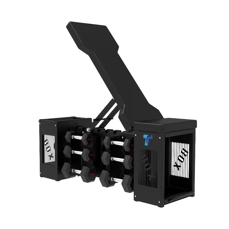 Multifunctional Fitness Equipment Dumbbell Box Adjustable Free Weight Training Stool