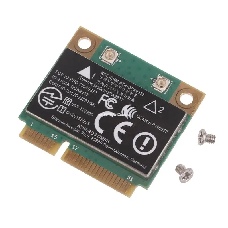 433mbps QCA937 802.11AC 2.4Ghz/5Ghz Mini PCIe WiFi Card for Laptop WIFI Module Dropship