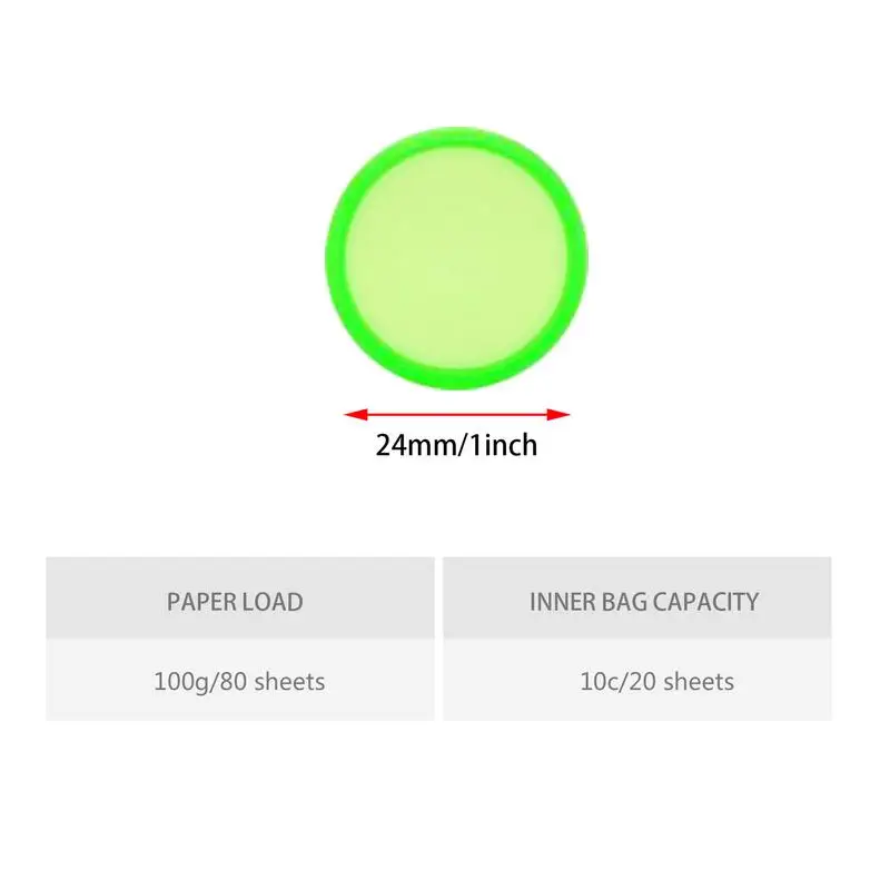 Expansion Discs 24mm Disc Book Binder Rings Mushroom Hole Disc Buckle Hoop Office Book Rings For Albums Scrapbooking And Crafts