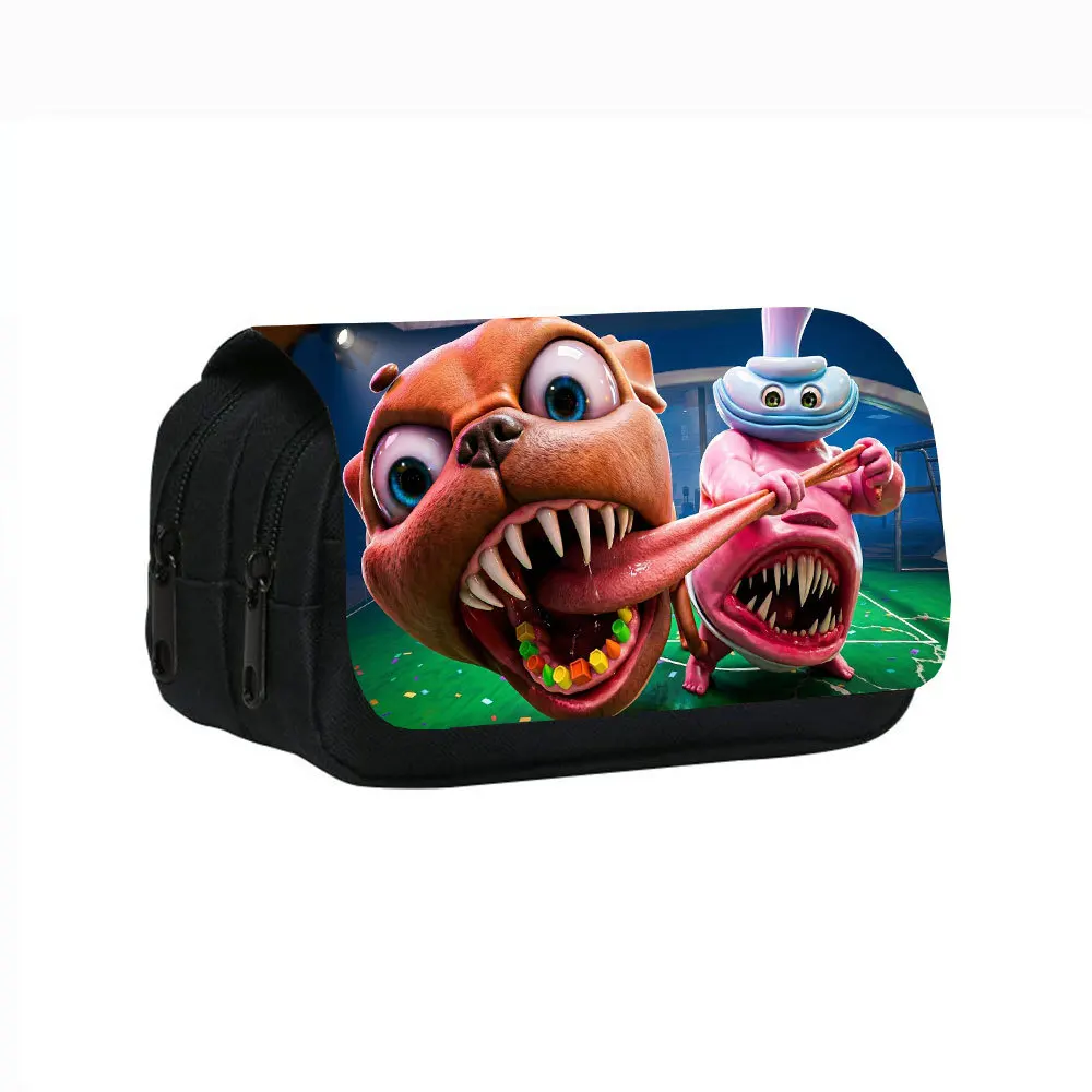 Dark Pals: The 1st Floor Double layered Pencil Case Large Capacity Stationery Organizer Bag for Boy Girls and Students Pen Bag