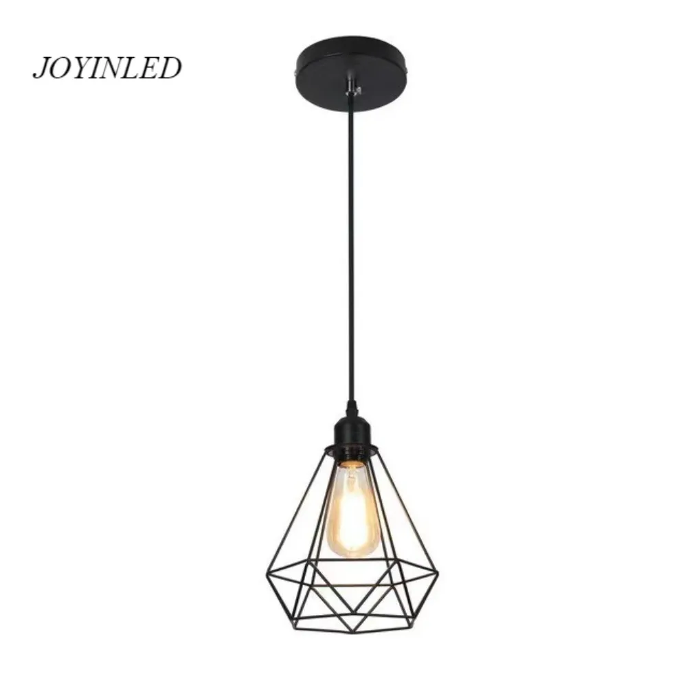 

JOYINLED 1/3 лампа с бриллиантами потолочный светильник в стиле геометрической клетки винтажный подвесной светильник для гостиной, ресторана, столовой, диаметр 20