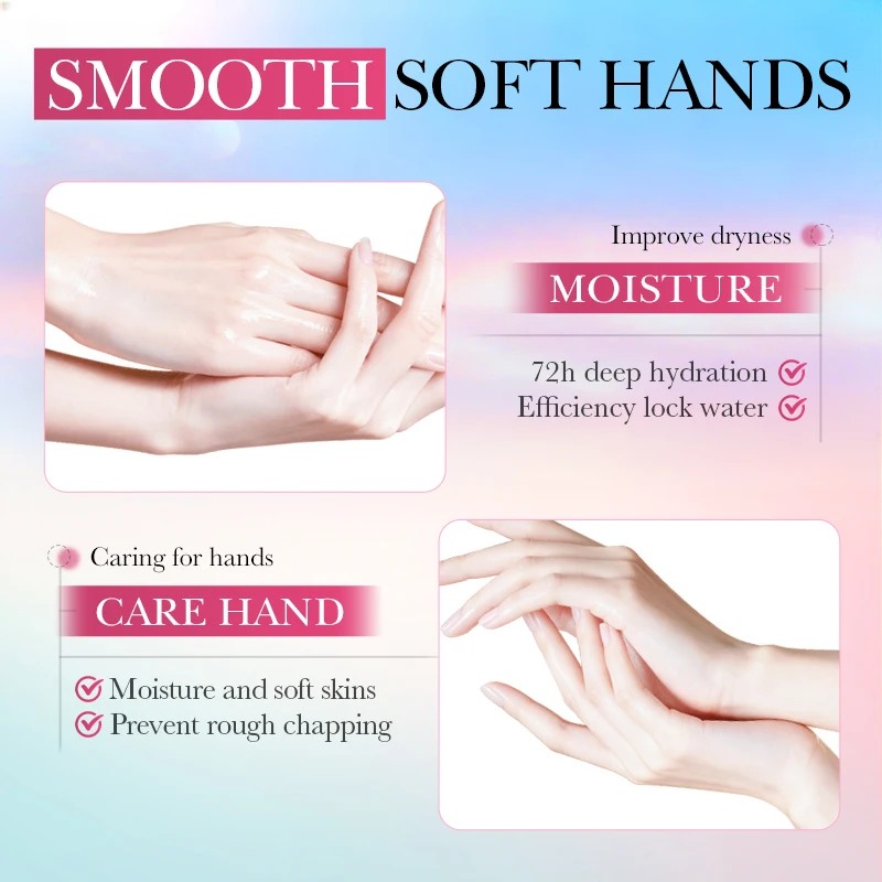 BIOAQUA العسل الخوخ كريم اليد ترطيب مغذي مكافحة الشيخوخة المضادة للتجاعيد كريمات تبييض الأيدي منتجات العناية بالبشرة