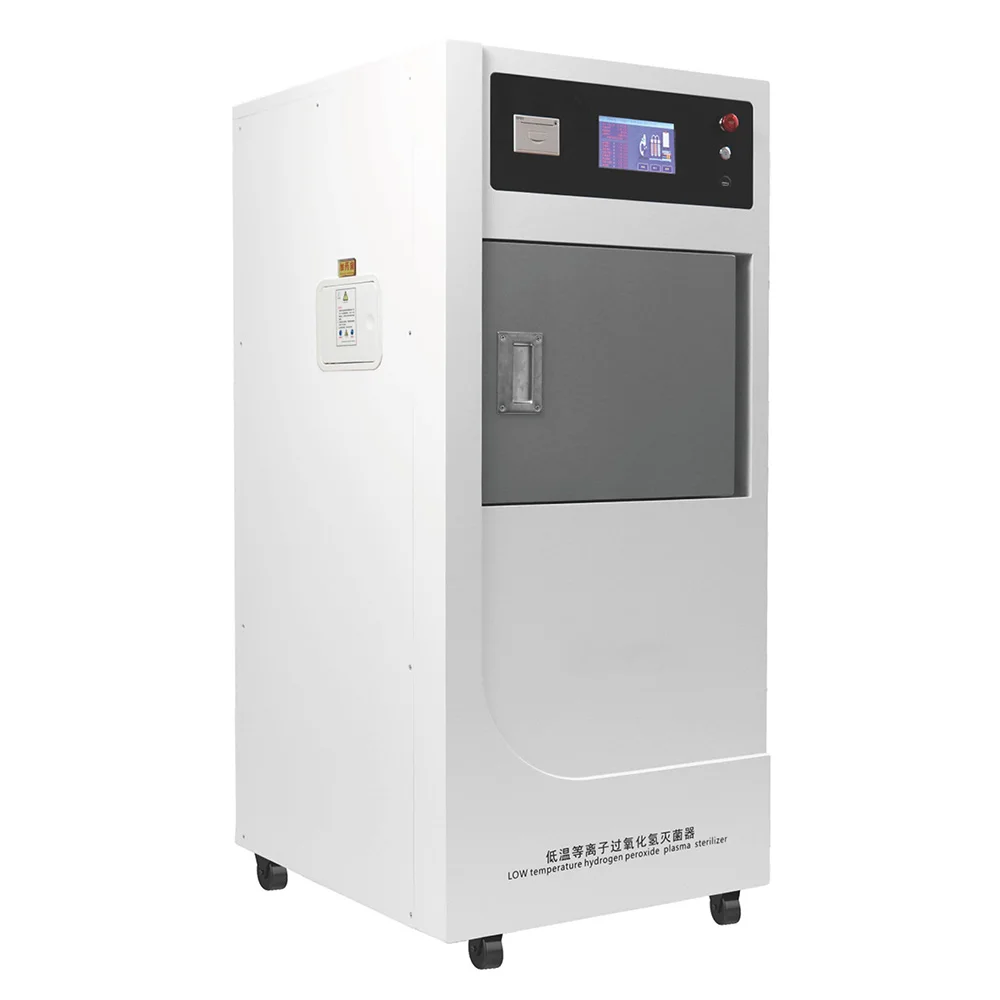 Low Temperature 100L Hydrogen peroxide H2O2 plasma sterilizer for electric endoscopes and long-lumened