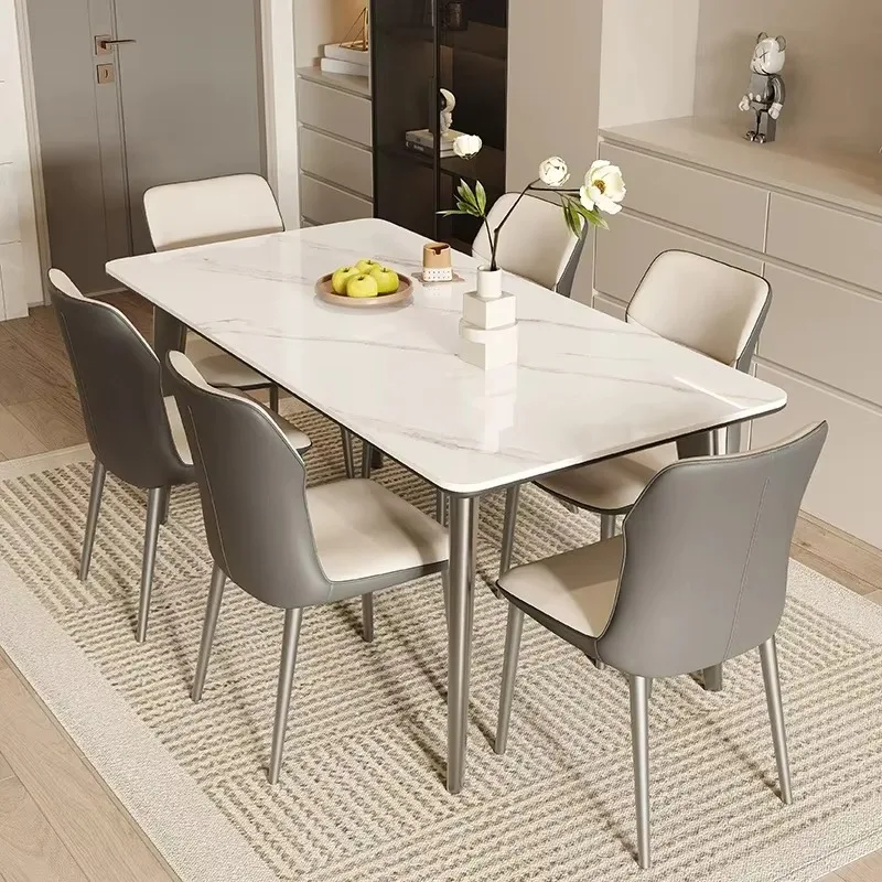 

Marble Nordic Dining Tables Design Restaurant Luxury Salon Dining Tables Modern Breakfast White Table A Manger Furniture Home