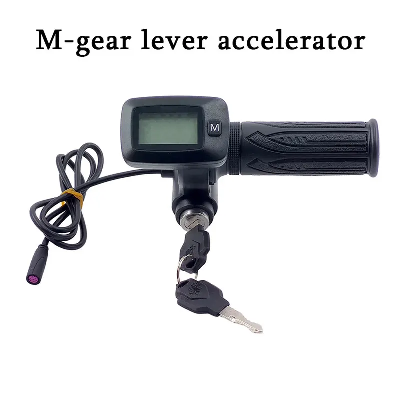 48V Electric Bike Fixed Speed Throttle 7 Pin for Tuttio Soleil01 Accelerator with M Key Speed Controller Electric Bike Accessory image 2