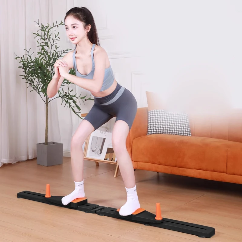 

New multifunctional split abdominal board, indoor ski machine, pelvic floor muscle training tool with pull rope