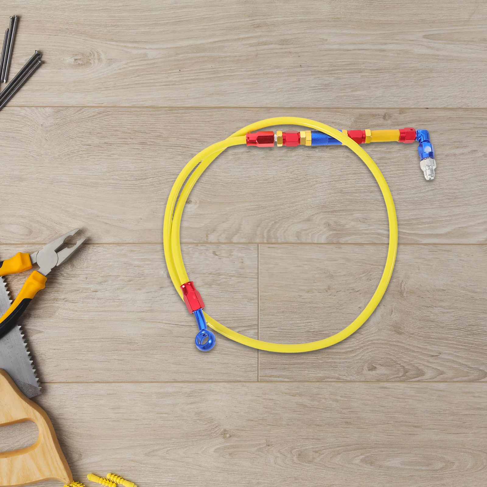 

Motorcycle Brake Line Oil Hose M10 40 Inch High Pressure Hydraulic Brake Tube For Scooter Atv Dirt Bike Flexible