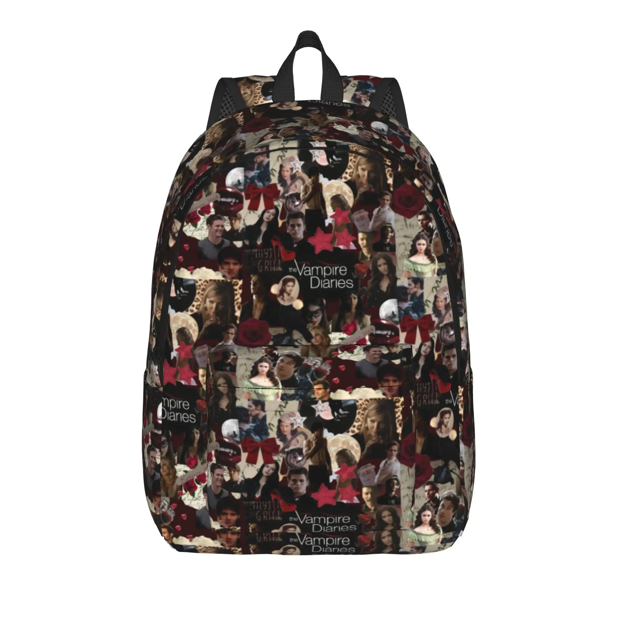 The Vampire Diaries Resuable Movie Backpack Damon Salvatore Travel Backpacks Male Fun School Bags High Quality Durable Rucksack