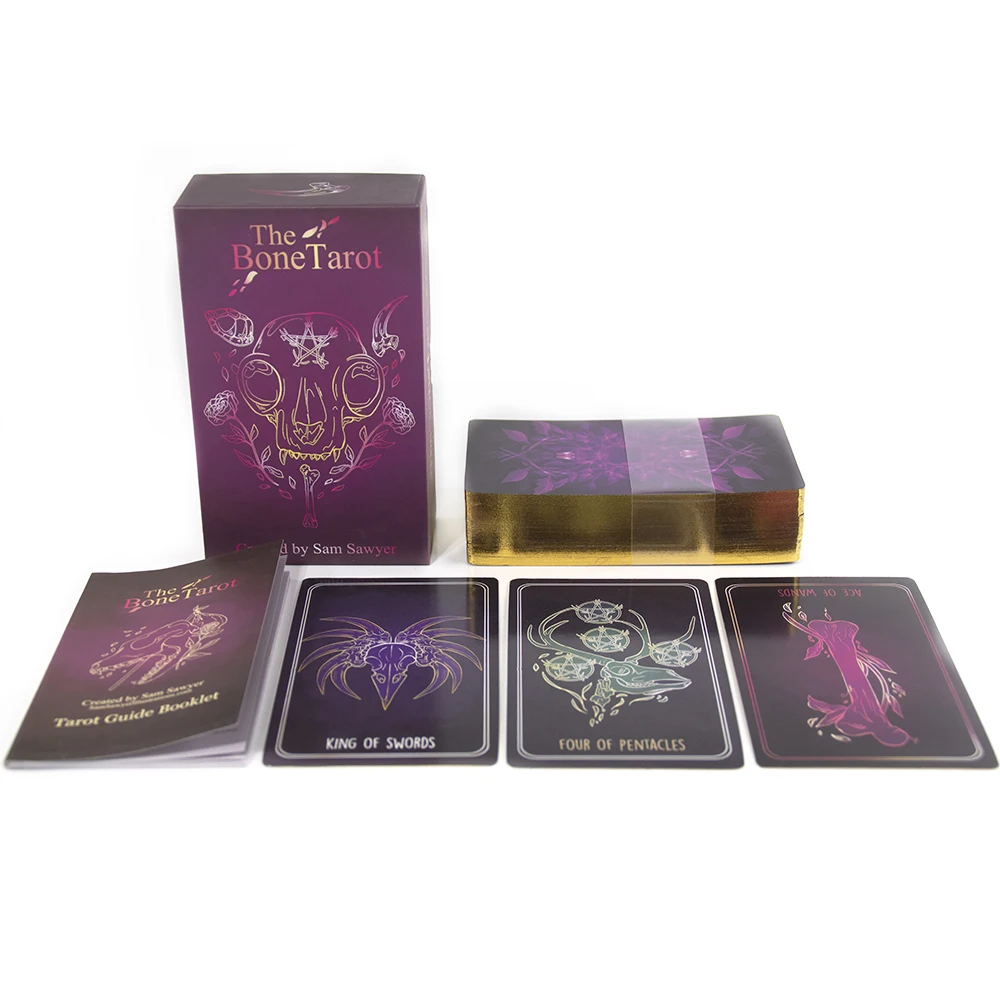 The Bone Tarot Deck, intuitive, divination deck, 78 card tarot