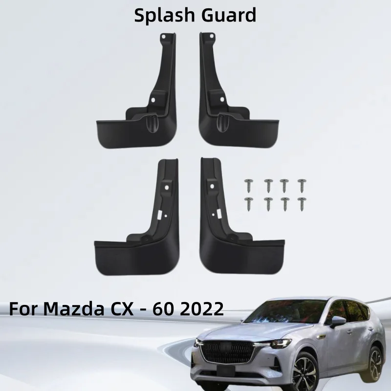

Car Accessories Car Mud Flaps Mudguards Splash Guards Fender External Decorate For Mazda CX - 60 2022 Replace Housing