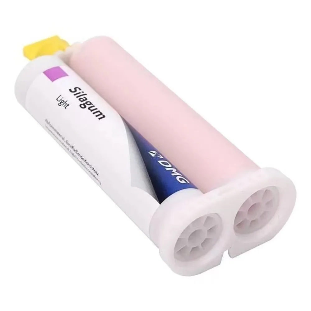 Silagum DMG الأسنان سيليكون المعجون الناعم الجسم الخفيف VPS طب الأسنان الانطباع المواد عدة الجسم الثقيل المطاط طبيب الأسنان لوازم