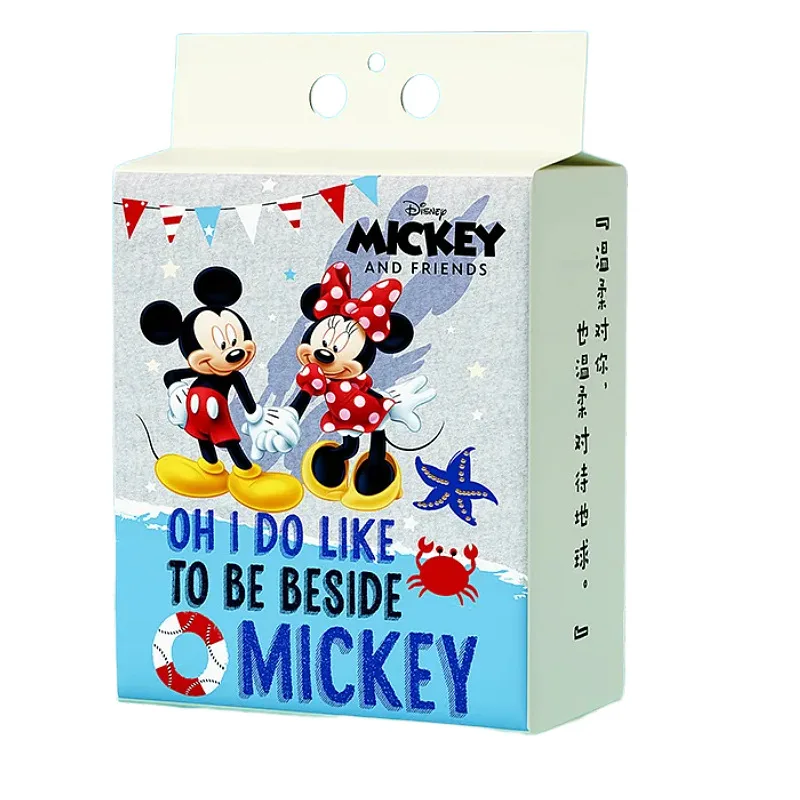 Miniso ディズニー使い捨てフェイスタオル卸売ディズニー壁掛け洗顔タオル厚みのある綿ソフトタオルフェイスタオル