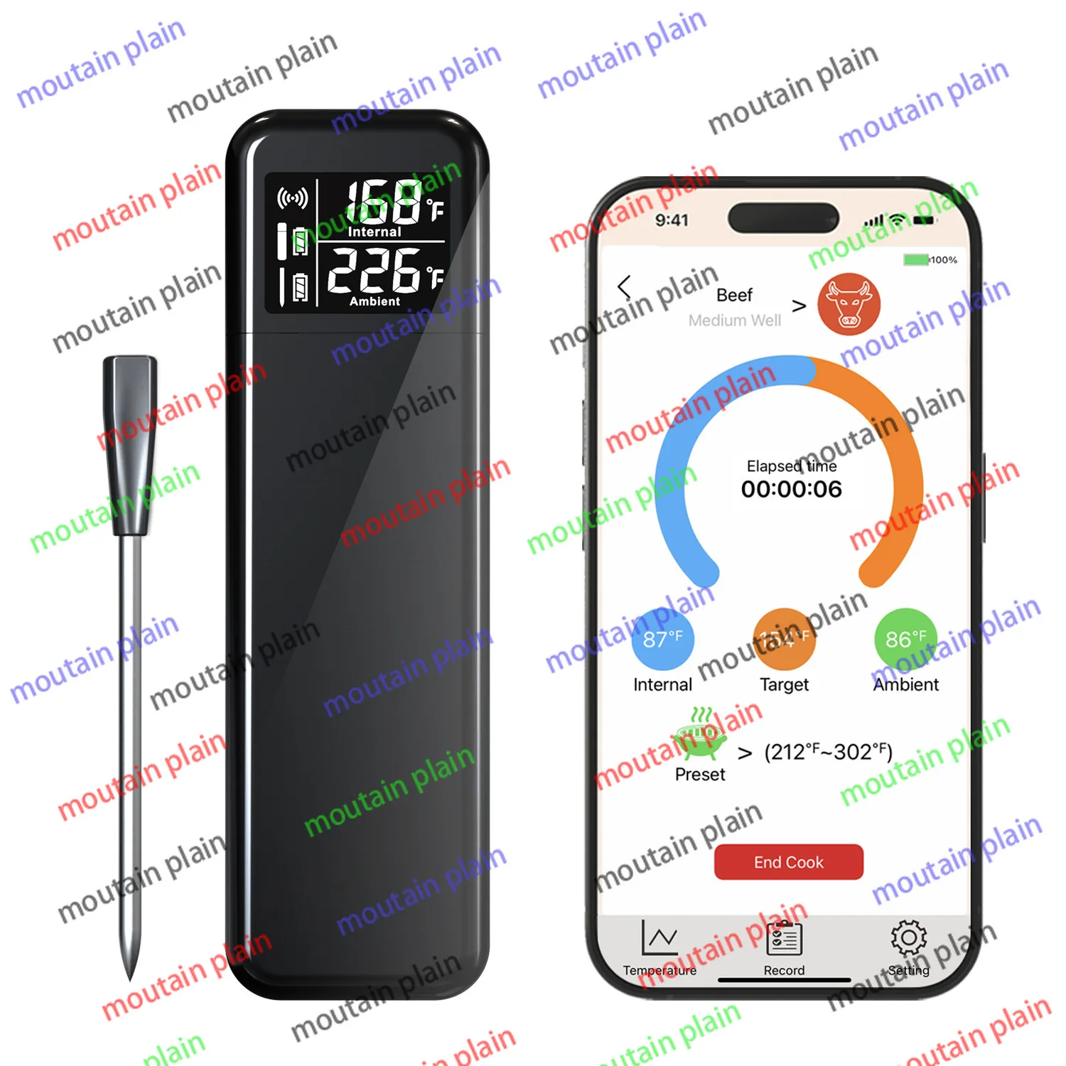 

Barbecue Barbecue Thermometer Smart APP Digital Display Thermometer