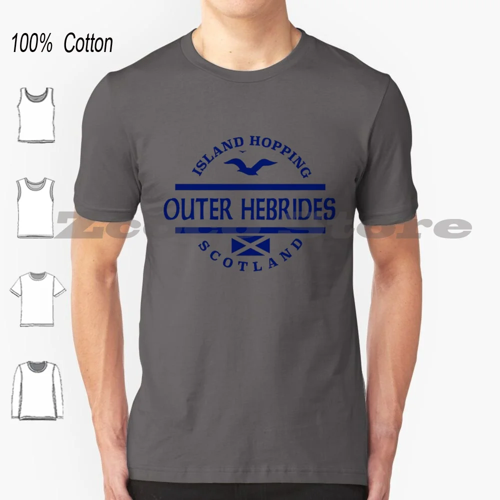 Outer Hebrides , 100% Cotton Men And Women Soft Fashion T-Shirt Outer Hebrides Harris And Lewis Barra And Bernera And Eriskay