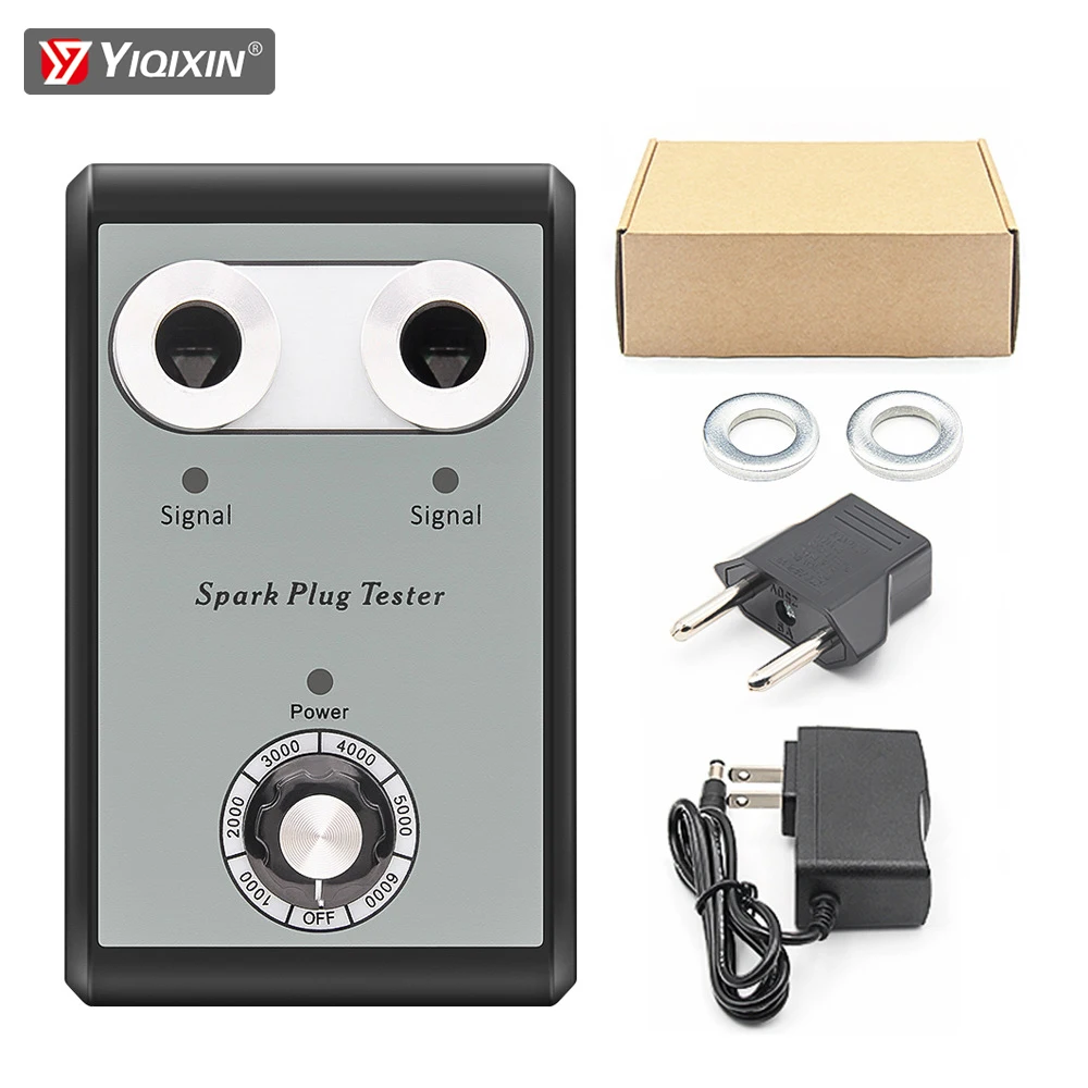 

Тестер свечей зажигания, анализатор, регулируемый двойной отверстий для автомобиля, мотоцикла, катушка зажигания, детектор искры, ремонт, диагностический инструмент