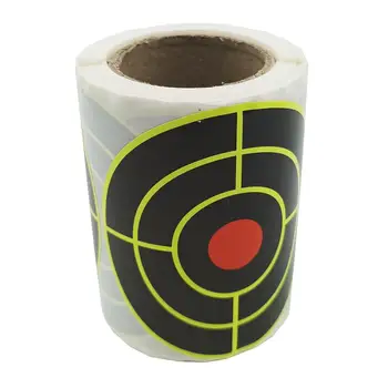 Spatten Reactief Schieten Doel Stickers Roll 100Pcs/Roll Gemakkelijk Hechten Langdurige Leuke Lijm