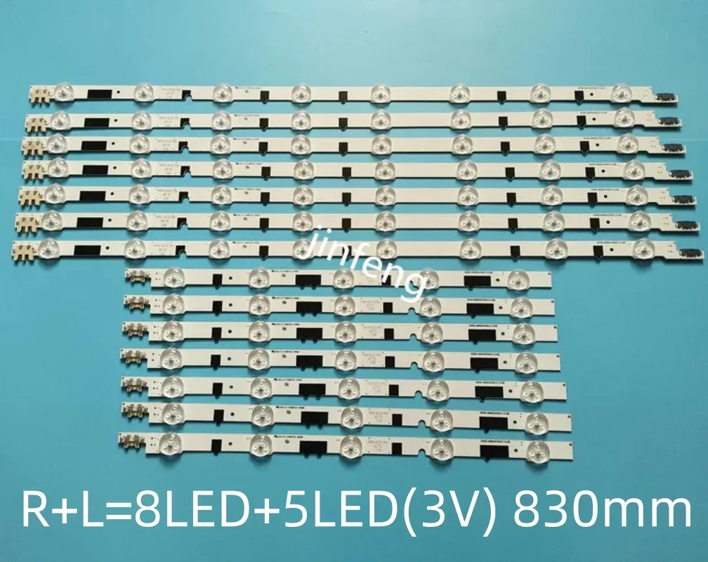 Imagem -02 - Led Barras de Matriz para Samsung tv Backlight Bandas de Lâmpadas Matrix 40 Pol 832 mm 14 Pcs Conjunto Ua40f5500ar Ua40f5500am