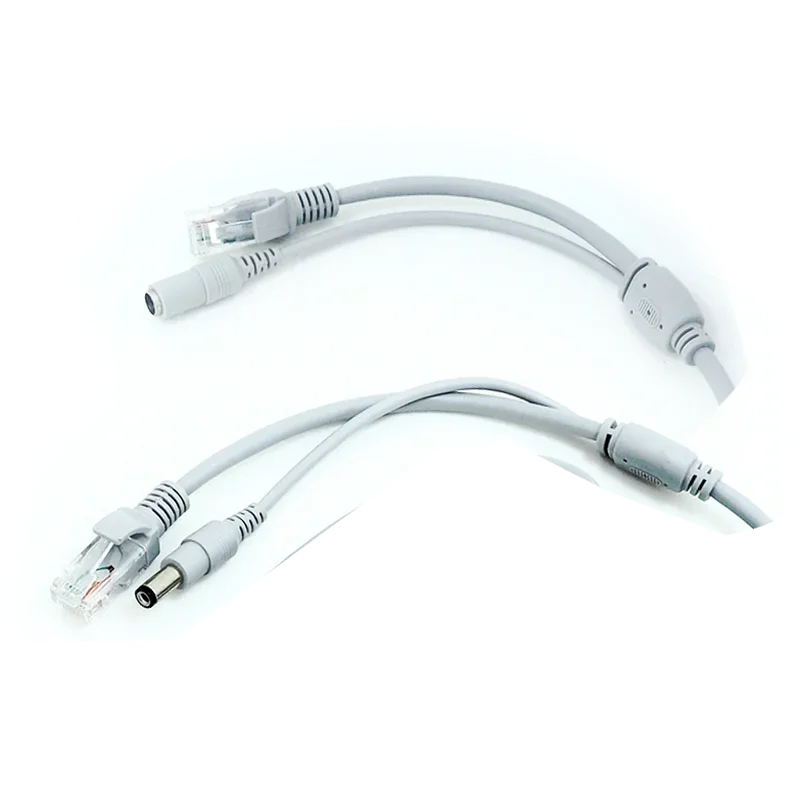 NC-5M Two-in-One Cable RJ45 + DC Power CAT5/CAT-5e CCTV Network Cable Lan Cable For IP camera / NVR System