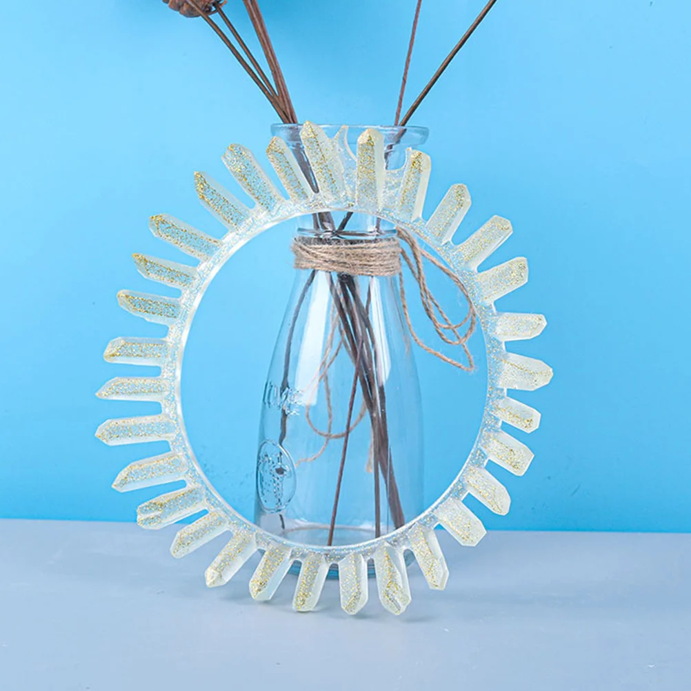 

Crystal Crown Silicone Diy Mold Reusable Crown Shape Reverse Mould Creative Crystal Epoxy Craft Mold Jewelry Making Tool