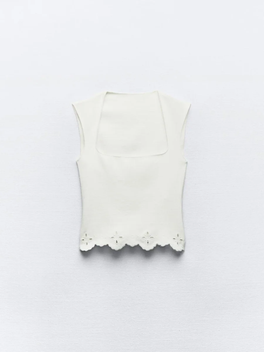 Novo Conjunto de Moda Fena de Verão: Top de Tricô 250 e Saia de Tricô 558488, Vestido de Tricô com Gola Redonda, Traje S...