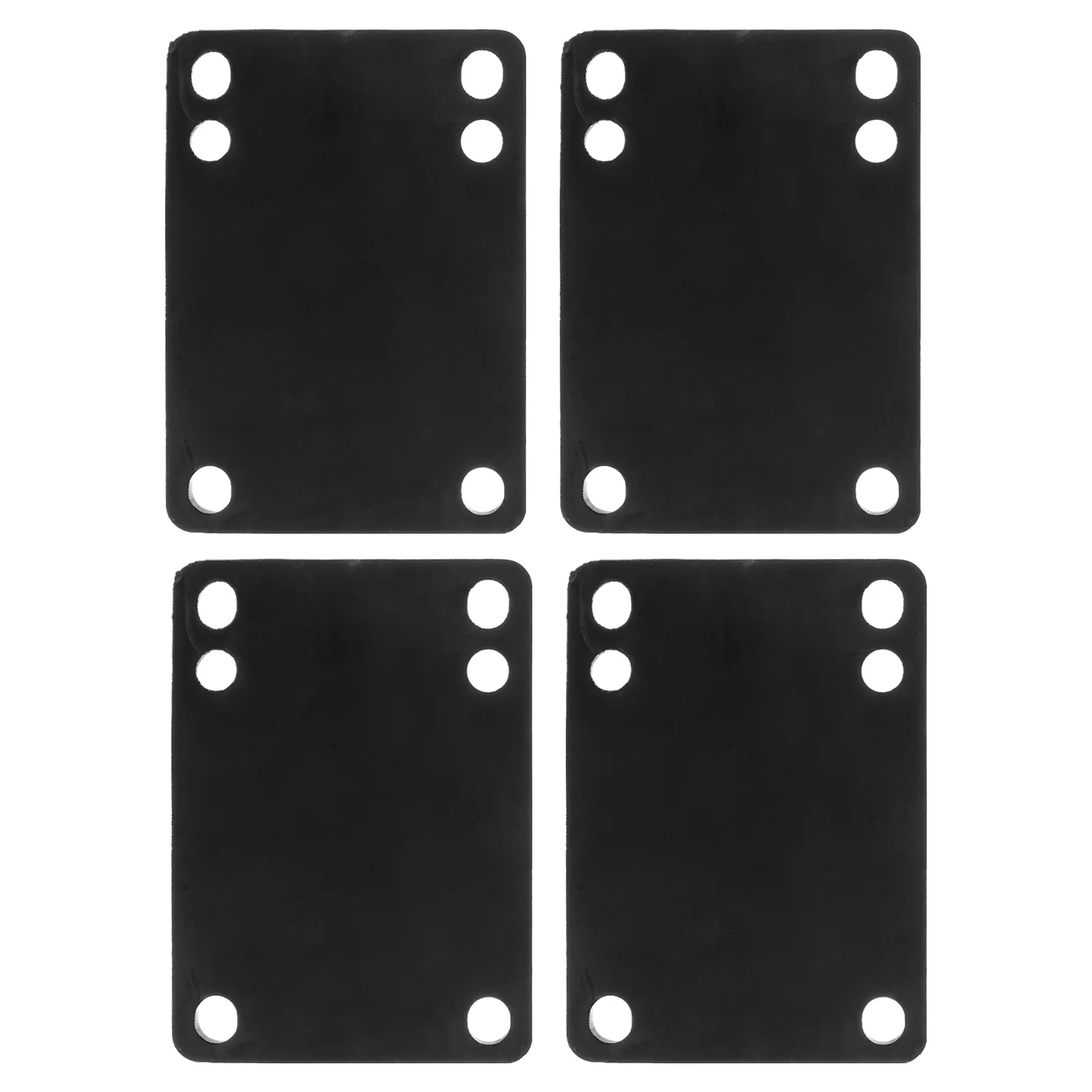 

4pcs Skateboard Spacer Pad Damping Cushion Riser Gaskets for Land Surfboard Vibrations Reduction Stability