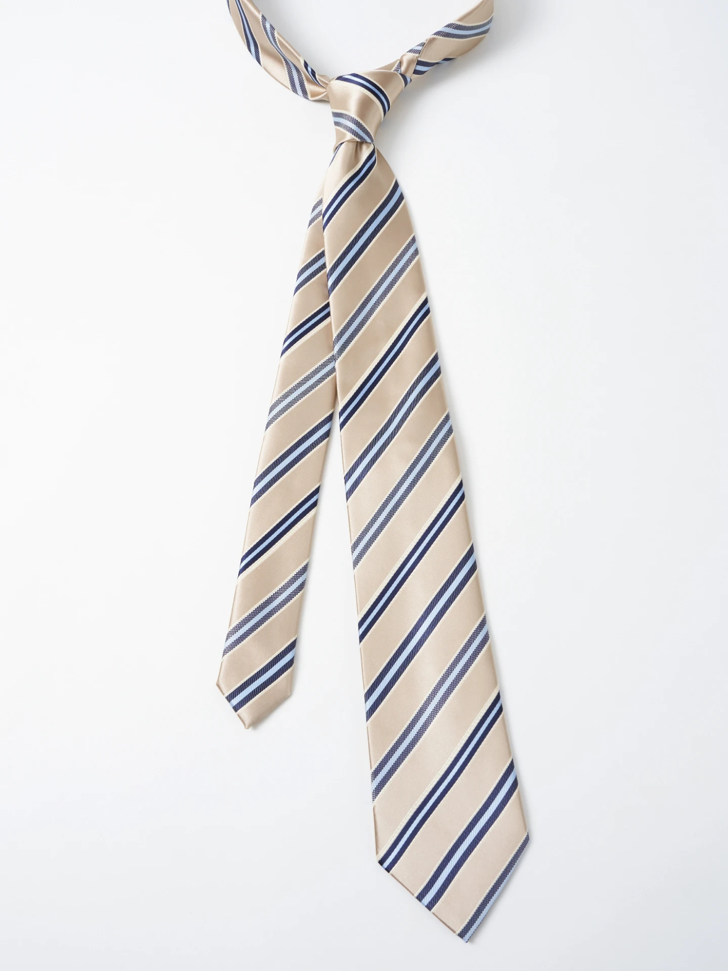 メンズおしゃれカジュアルカーキストライプシルクネクタイ結婚式新郎ビジネスフォーマルオフィスネクタイスタイリッシュアローパターンネクタイ