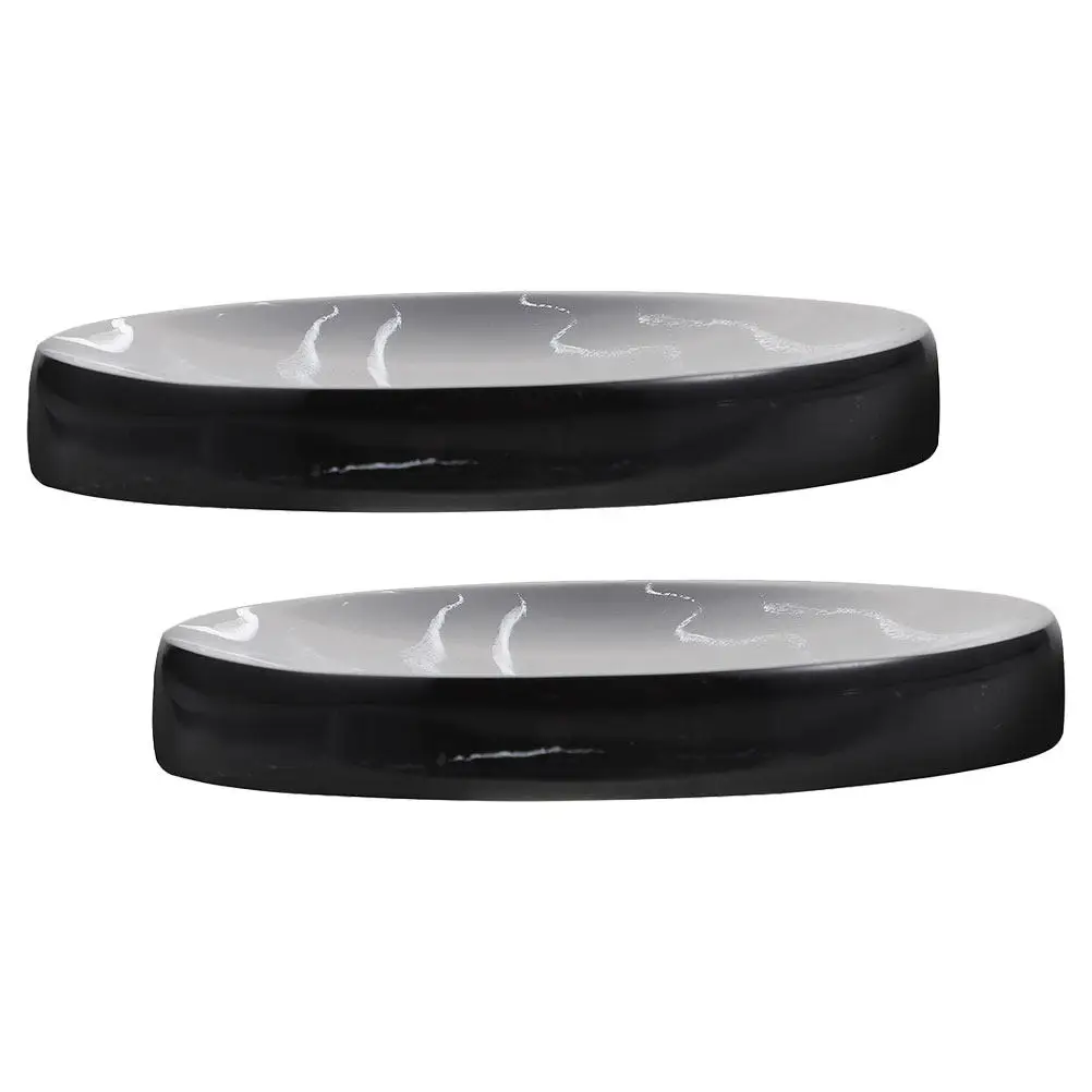 

Набор из 2-х мыльниц из смолы с мраморным дизайном, современный минималистичный держатель для мыла для ванной комнаты, отеля, дома, офиса, душа, кухни, декора