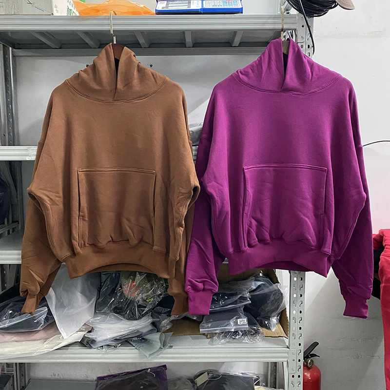 Sudadera con capucha de doble capa para hombre y mujer, Jersey informal de gran tamaño, Kanye West, temporada 6, 2023FW