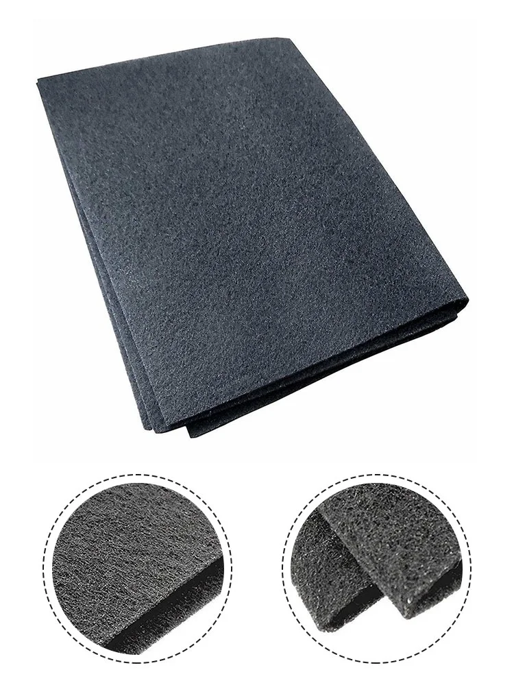 

1Pc Carbon Range Hood Filter Activated Carbon Filter Cotton Cloth 57cm X 47cmx2mm Spare Parts For Cooker Hoods Cooking Supplies