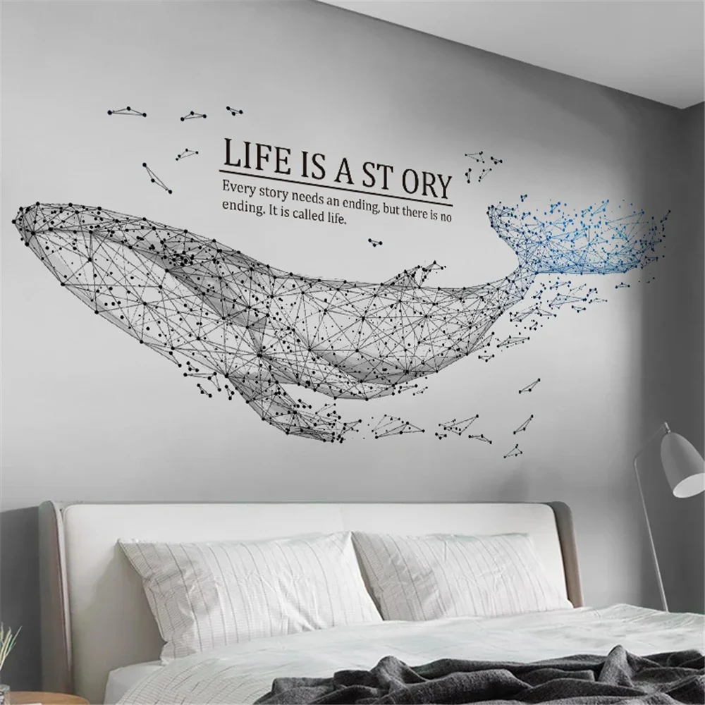 custom Nordic wallpaper home decoration room layout creative personality bedroom wallpapers living room background wall painting