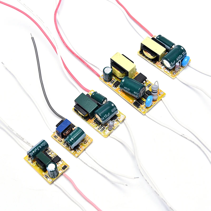 1PC 3W 5W 8W 18W 36W LED Light Driver Supply Transformer Radiating Module Board
