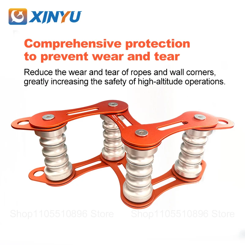 Anti-Abrasion Rope Protector & Corner Sleeve, Wall Corner Rope Rack Protector for Climbing High-Altitude Rescue Gear