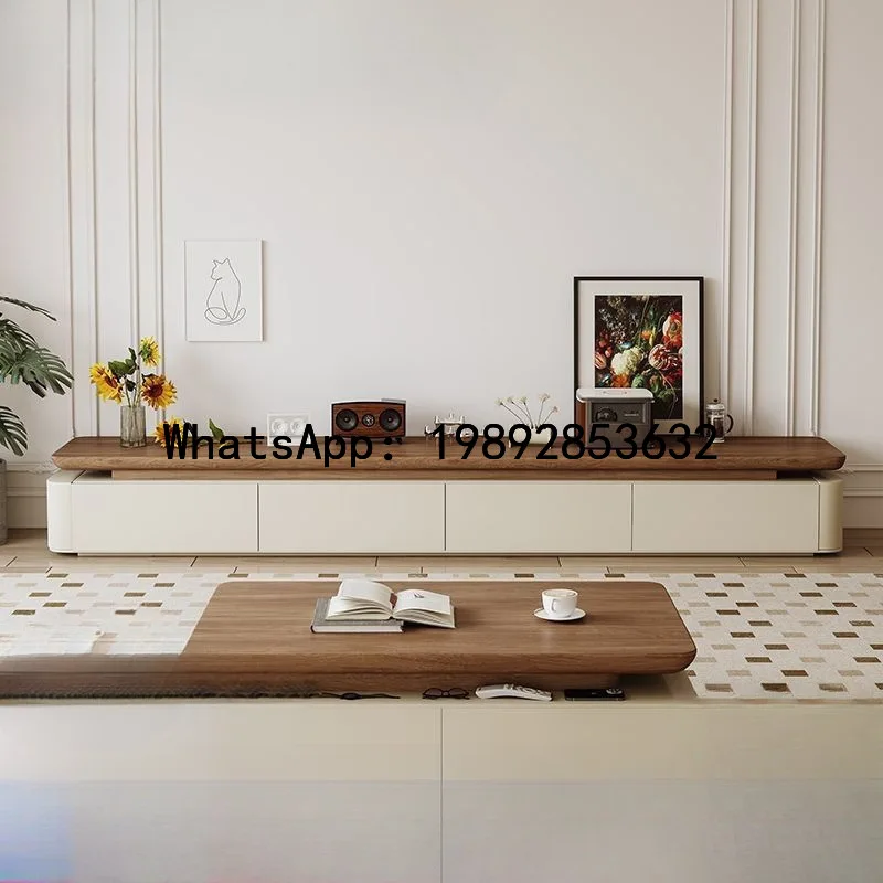 

Z6 Vintage Mid-Century Style Coffee Table for Living Room, Simple Minimalist Small Apartment Tea Table, Creative Coffee Table