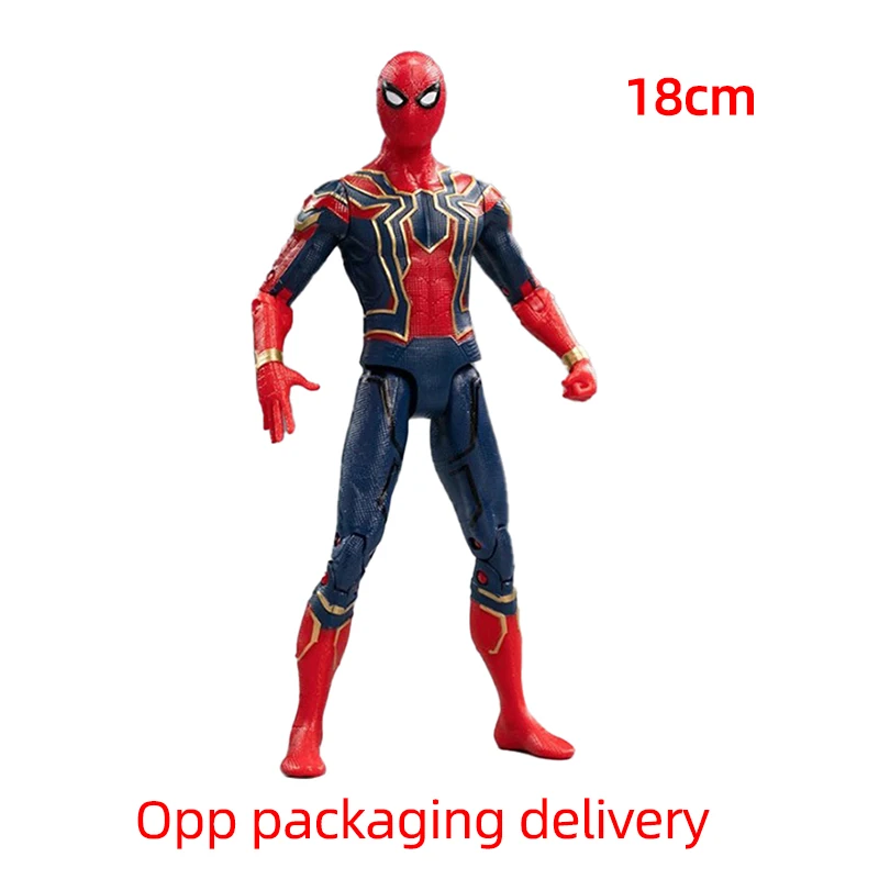 18cm Originele ZDTDS Avengers Legends Figuur Speelgoed Spider America Captain Miles Morales Thanos Ghost Iron Man Mk Hulk Box Thor Pop