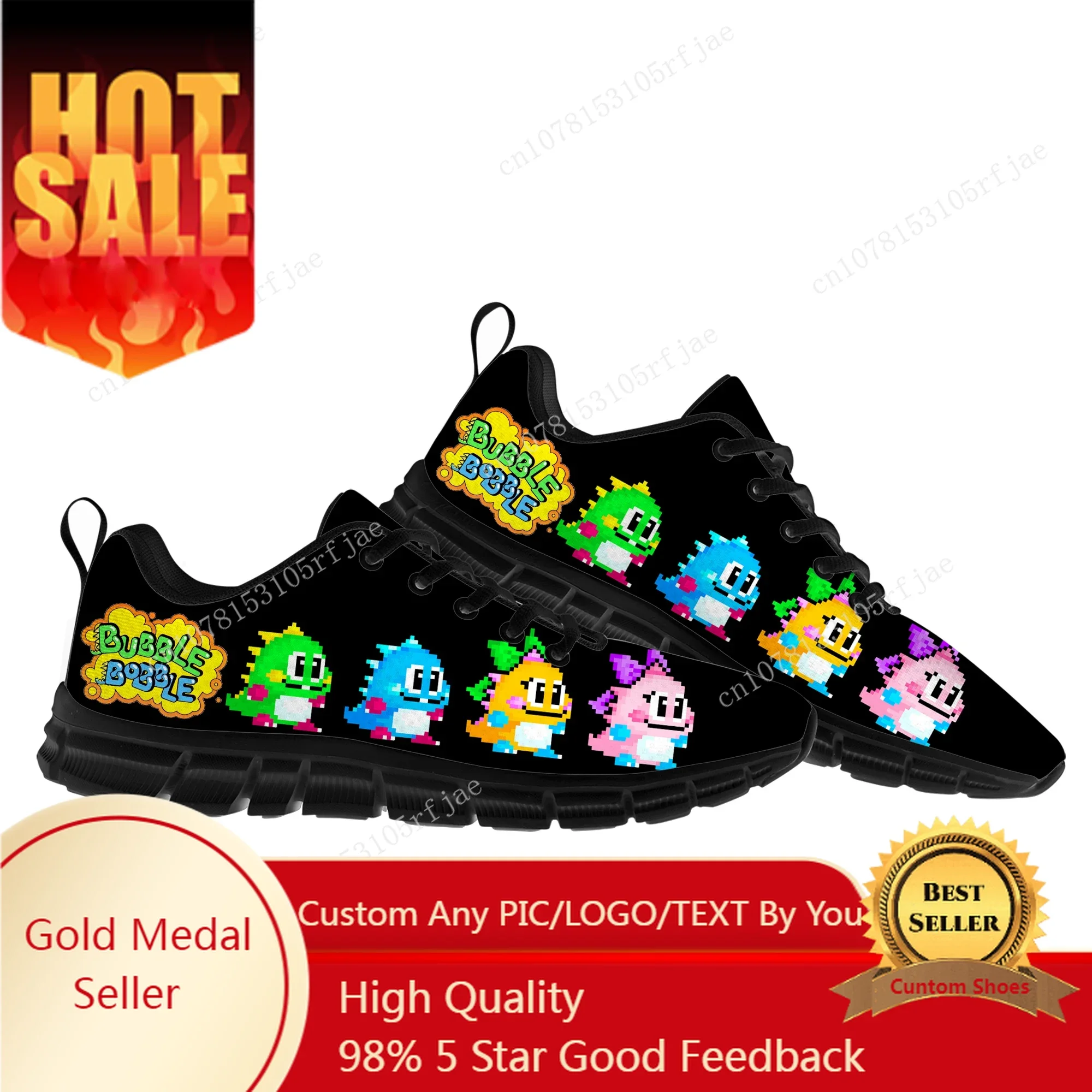 

Bubble Bobble Sports Shoes Cartoon Game Mens Womens Teenager Children Sneakers Fashion Sneaker Custom Built Shoes