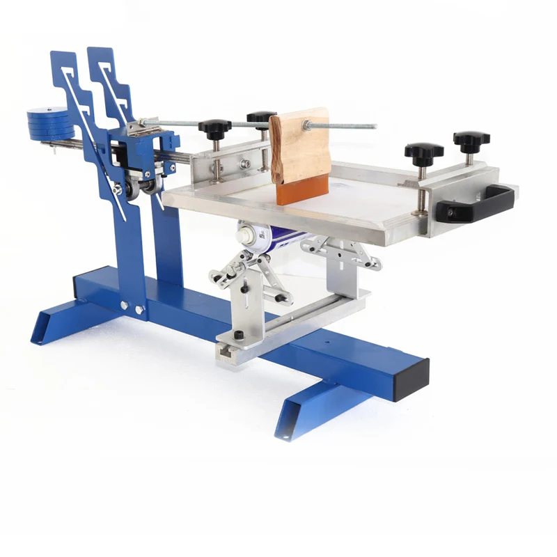 Single Color Hand Cylindrical Plastic/ Paper Cups Bottle Mug Screen Printing Machine